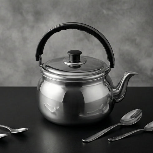 Cafetera De Acero Inoxidable 3L Con Cuello De Ganso