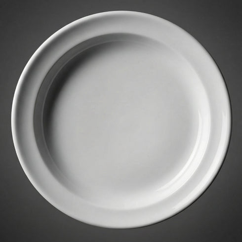 Plato Compota Loza Blanco