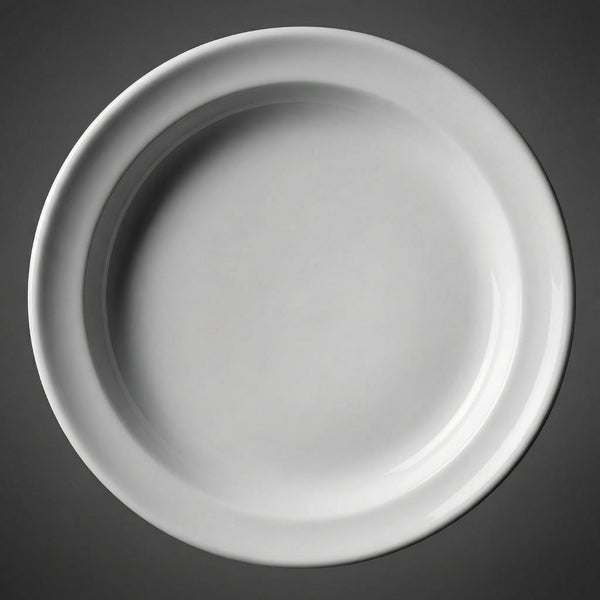 Plato Compota Loza Blanco