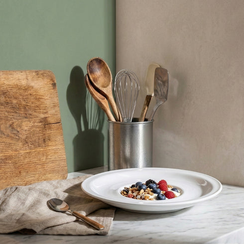 Plato Trinche Policarbonato Blanco