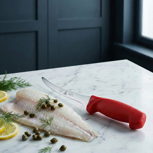 Cuchillo Hoja Curva 20.3 cm Mango De Plástico