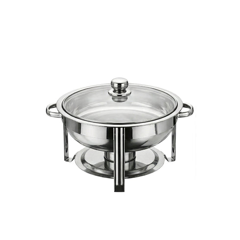 Fuente Redonda Acero Inoxidable Con Tapa