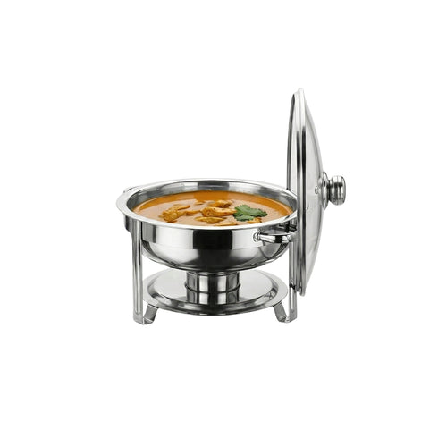 Fuente Redonda Acero Inoxidable Con Tapa