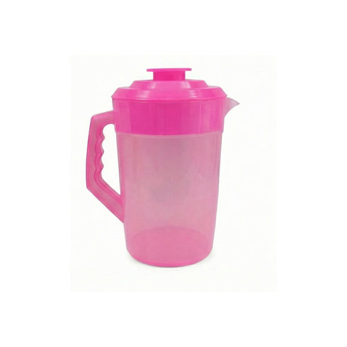 Jarra Rosa Policarbonato Con Tapa