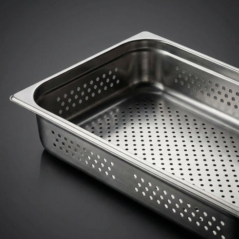 Molde Rectangular Perforado Acero Inoxidable