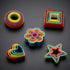 Juego Moldes Plástico Corta Galletas