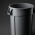 Bote Para Basura Plástico Con Tapa Agarraderas Y Base Rodable