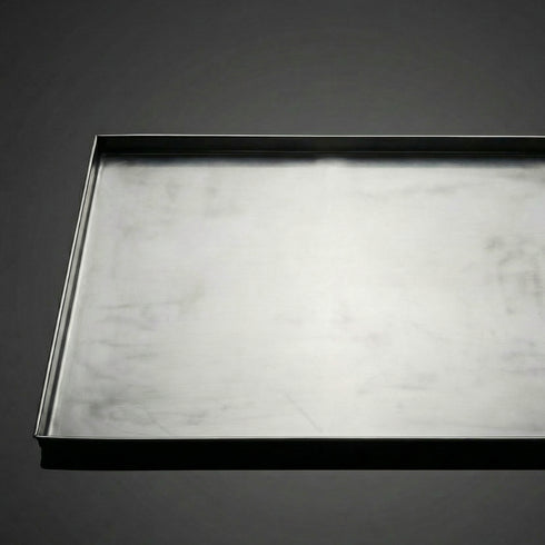 Charola Rectangular De Acero Inoxidable