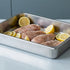 Charola Rectangular De Acero Inoxidable Para Horno
