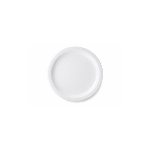 Plato Trinche De Loza Color Blanco