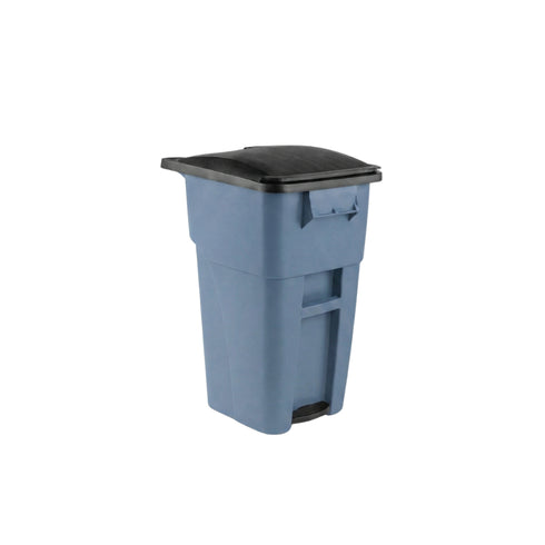 Bote Para Basura Plástico Con Tapa Agarraderas Y Base Rodable