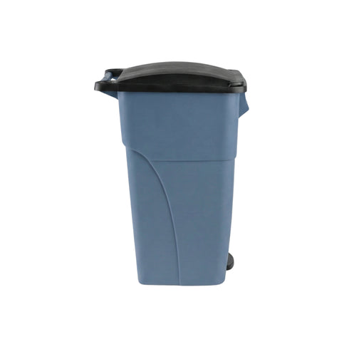 Bote Para Basura Plástico Con Tapa Agarraderas Y Base Rodable