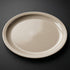 Plato Oval De Loza Color Blanco
