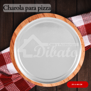 Charola para Pizza de Acero Inoxidable