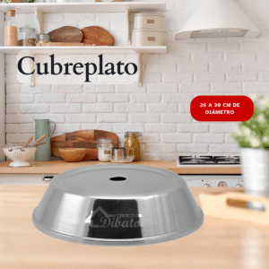 Cubreplato de Acero Inoxidable