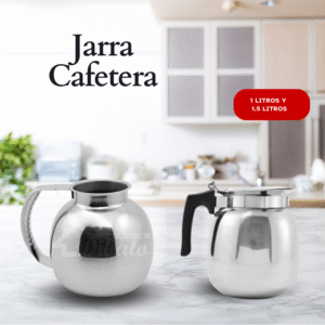 Jarra Cafetera de Acero Inoxidable