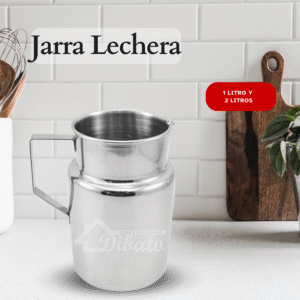 Jarra Lechera de Acero Inoxidable