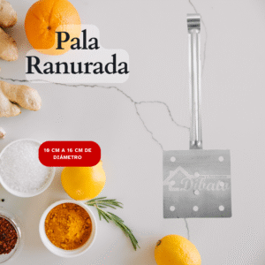 Pala Ranurada de Acero Inoxidable