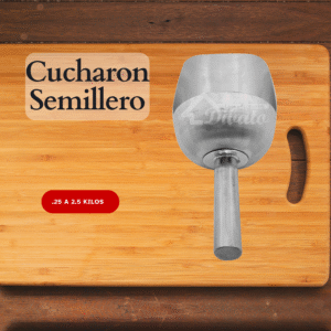 Cucharón Semillero de Acero Inoxidable